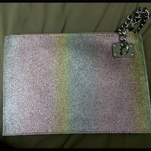 Nordstrom Rainbow Glitter Wristlet